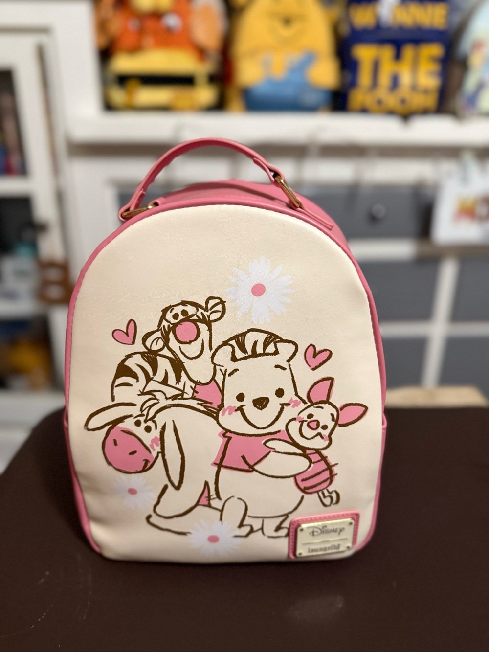 Disney Pink Winnie the Pooh Character Mini Backpack - Picture 1 of 4